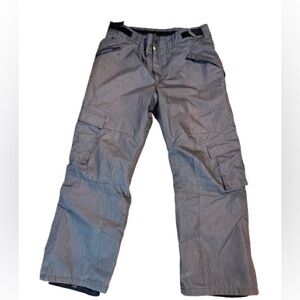 Men's Five Seasons Gray Snowboarding Ski Cargo Winter Pants